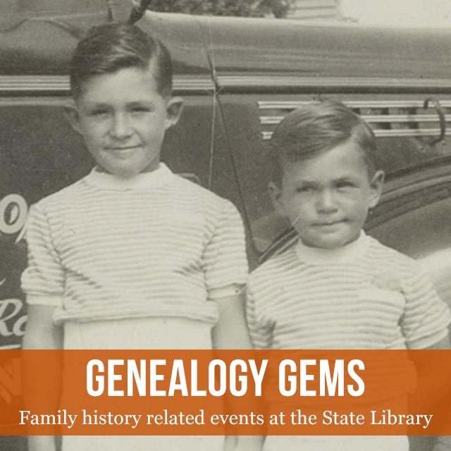Genealogy Gems: family history related events at the State Library of SA
