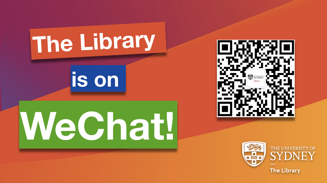 University of Sydney Library WeChat QR Code