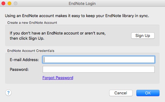 syncing endnote with endnote web