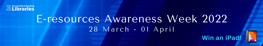 E-resource Awareness Week 2022 (28 March - 01 April)