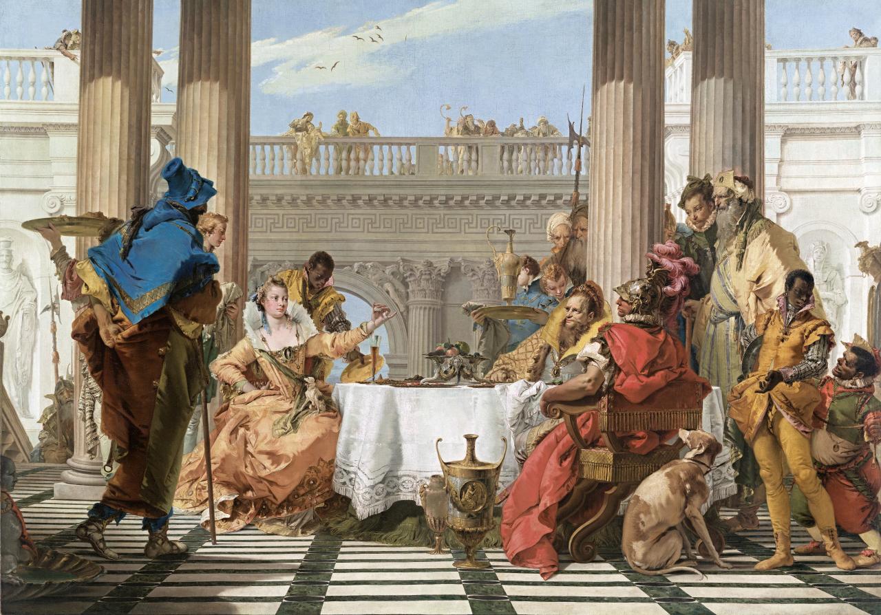 Image of Giambattista Tiepolo, The Banquet of Cleopatra, 1743-44