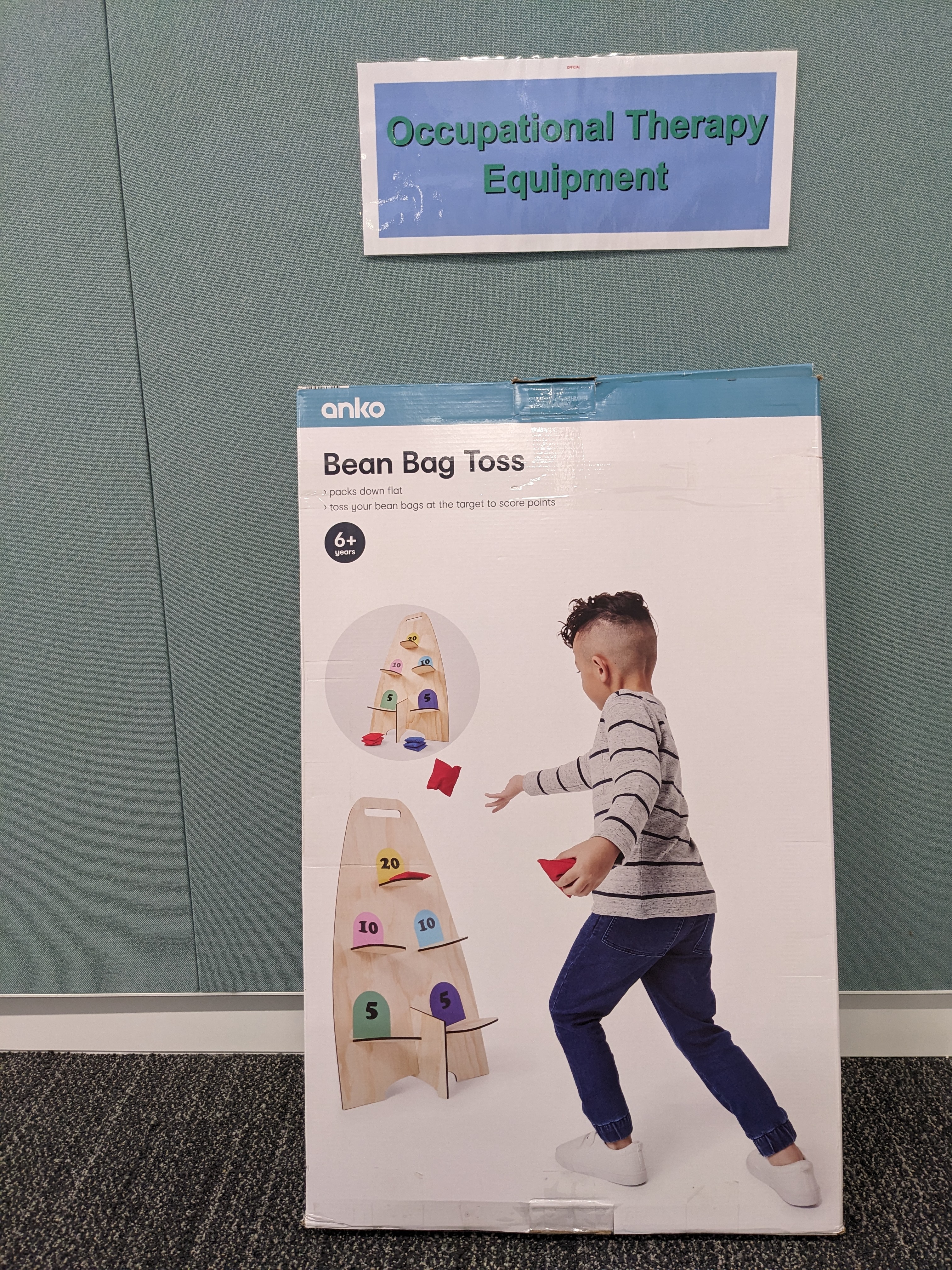 Bean Bag Toss Wooden Target set Occupational Therapy Activity