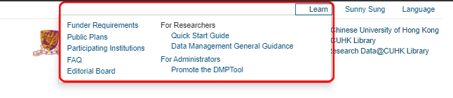Learning resources provided