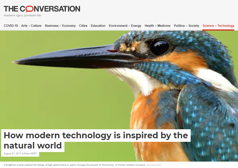 Biomimicry - Science Week 2020: Deep Blue - LibGuides at Carey Baptist ...