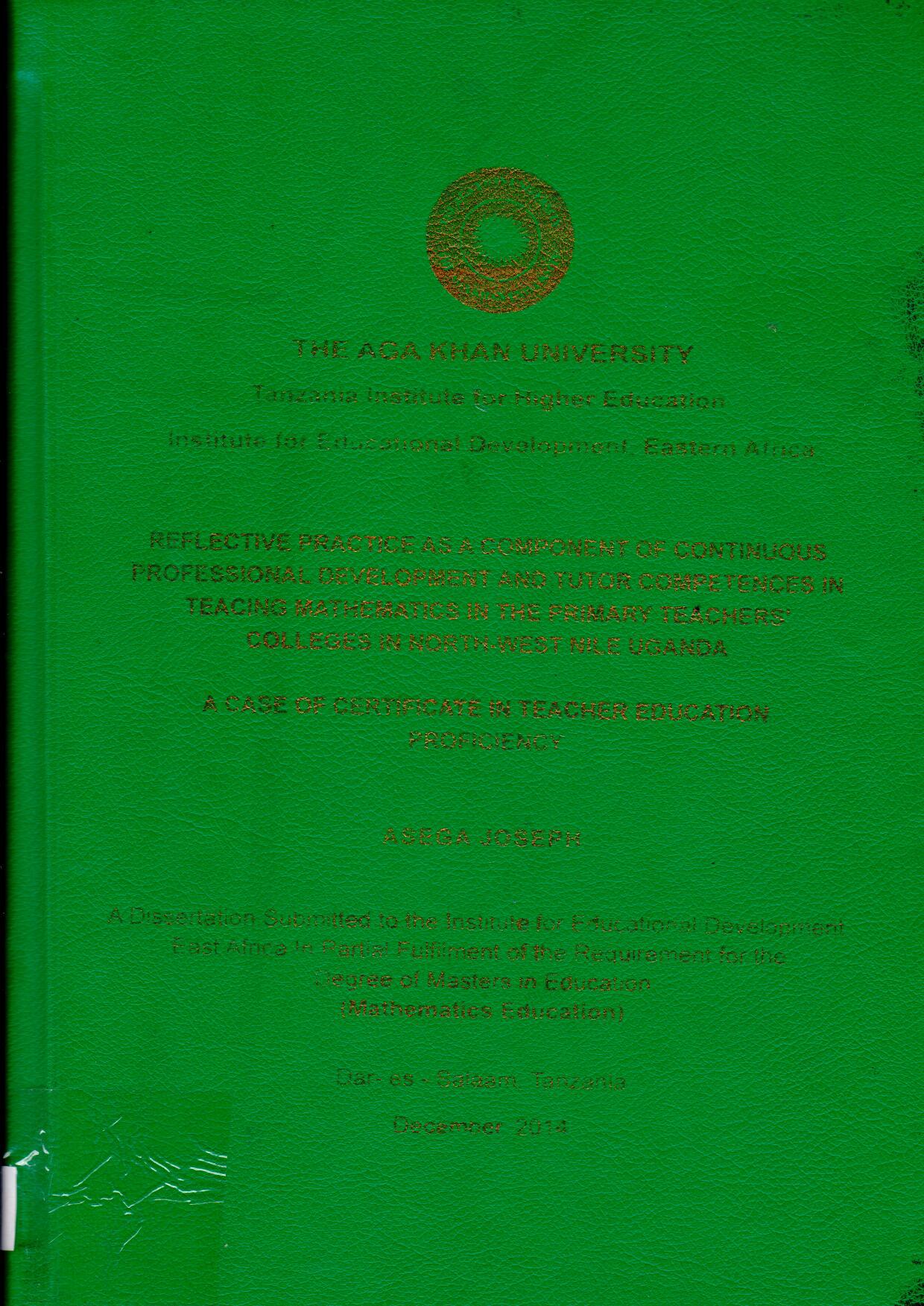 Teachers college dissertations image