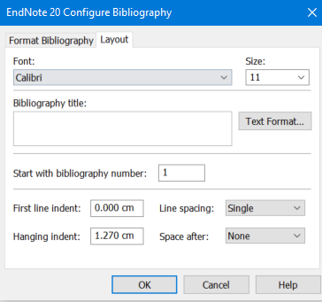 endnote hide bibliography