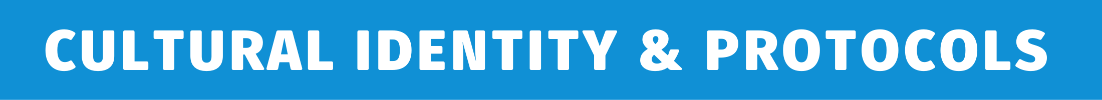 Cultural Identity & Protocols