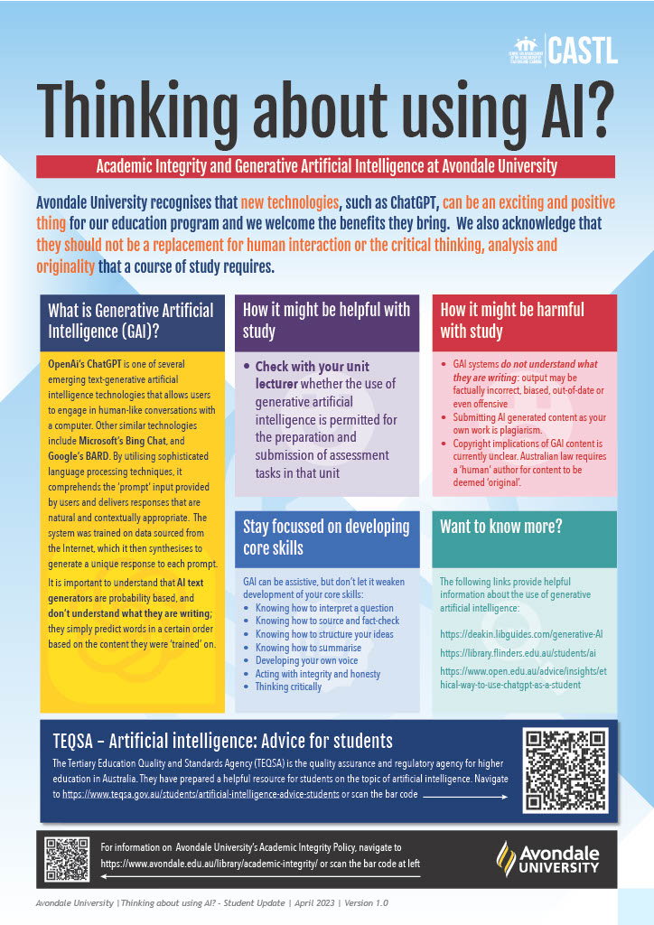 Student Responsibility Generative AI LibGuides At SCOTS PGC College
