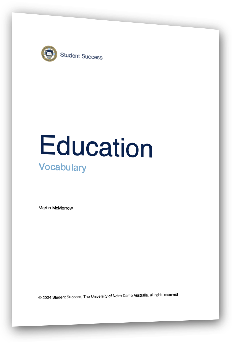 Topic Vocabulary English Language Resources University Library At 