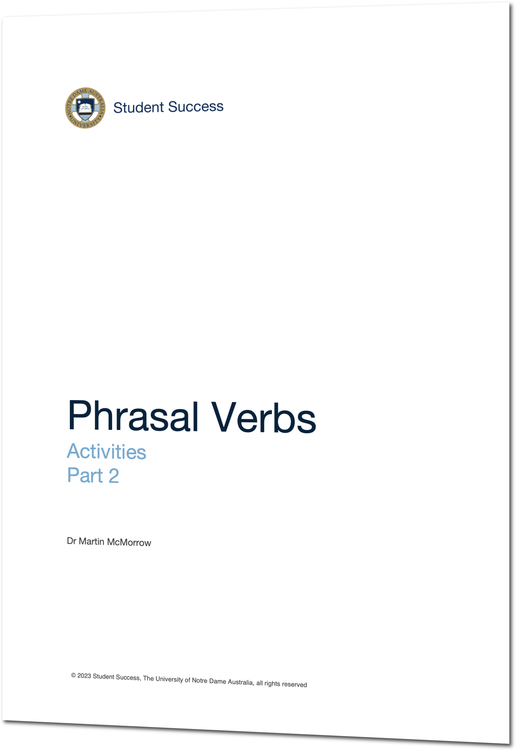 Phrasal Verbs English Language Resources University Library At The 
