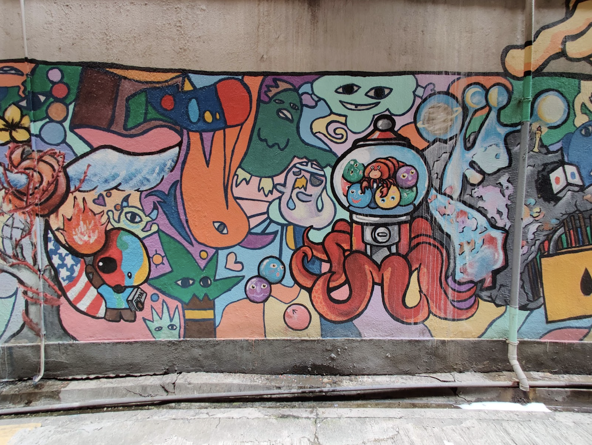 Fig. 7. Hong Kong street art (personal photograph by author).