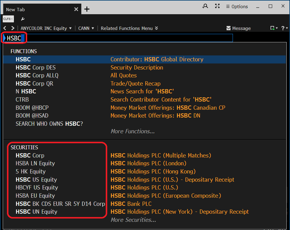 Bloomberg Tickers Bloomberg Professional LibGuides At Hong Kong