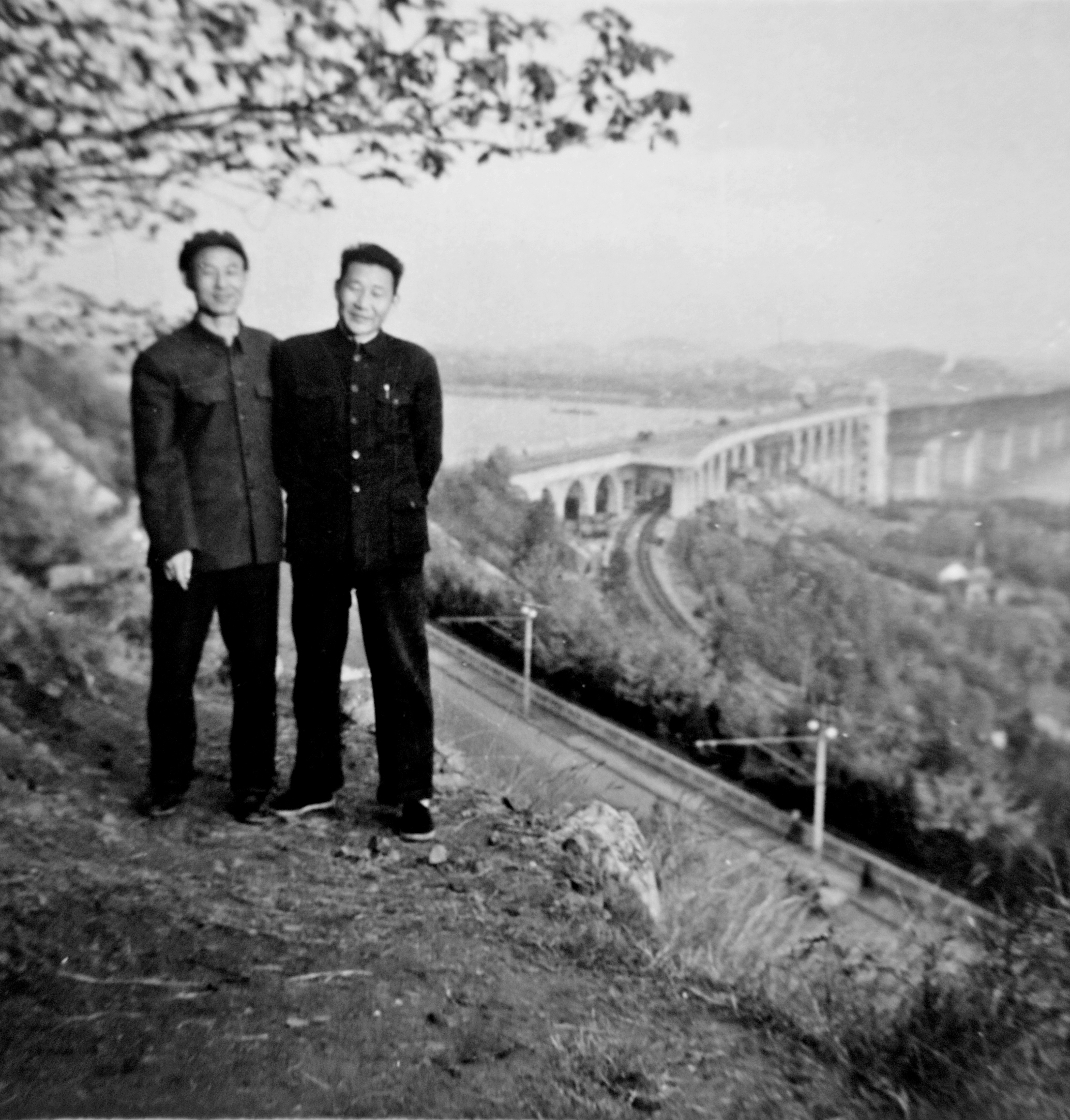 江熔与徐健在汉阳龟山
