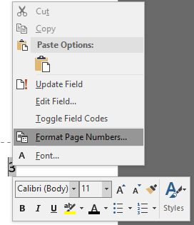 thesis write up format