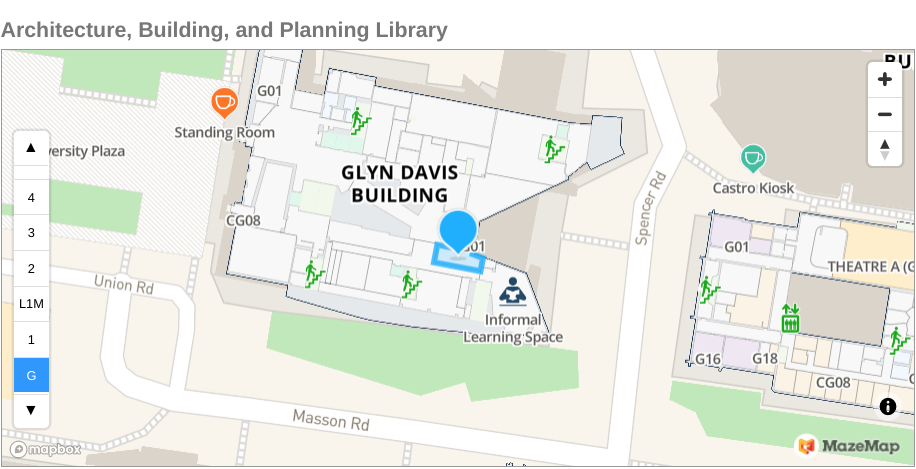 Map of ABP Library location