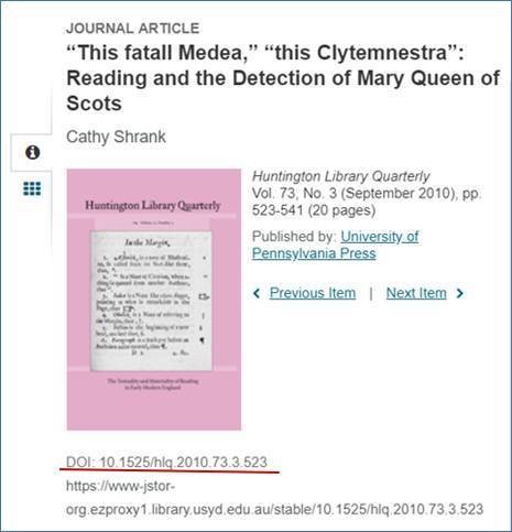DOI article level
