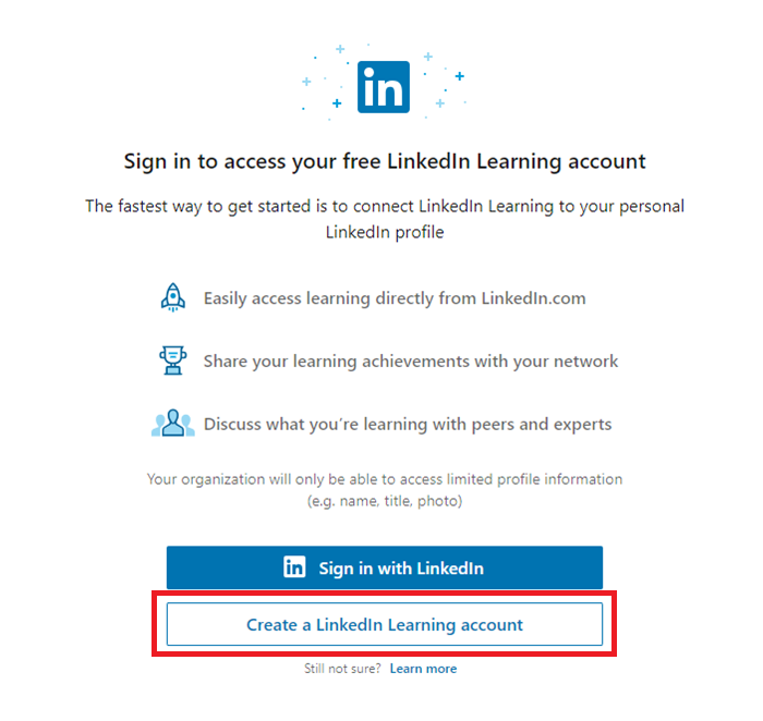LinkedIn Learning Student Access 