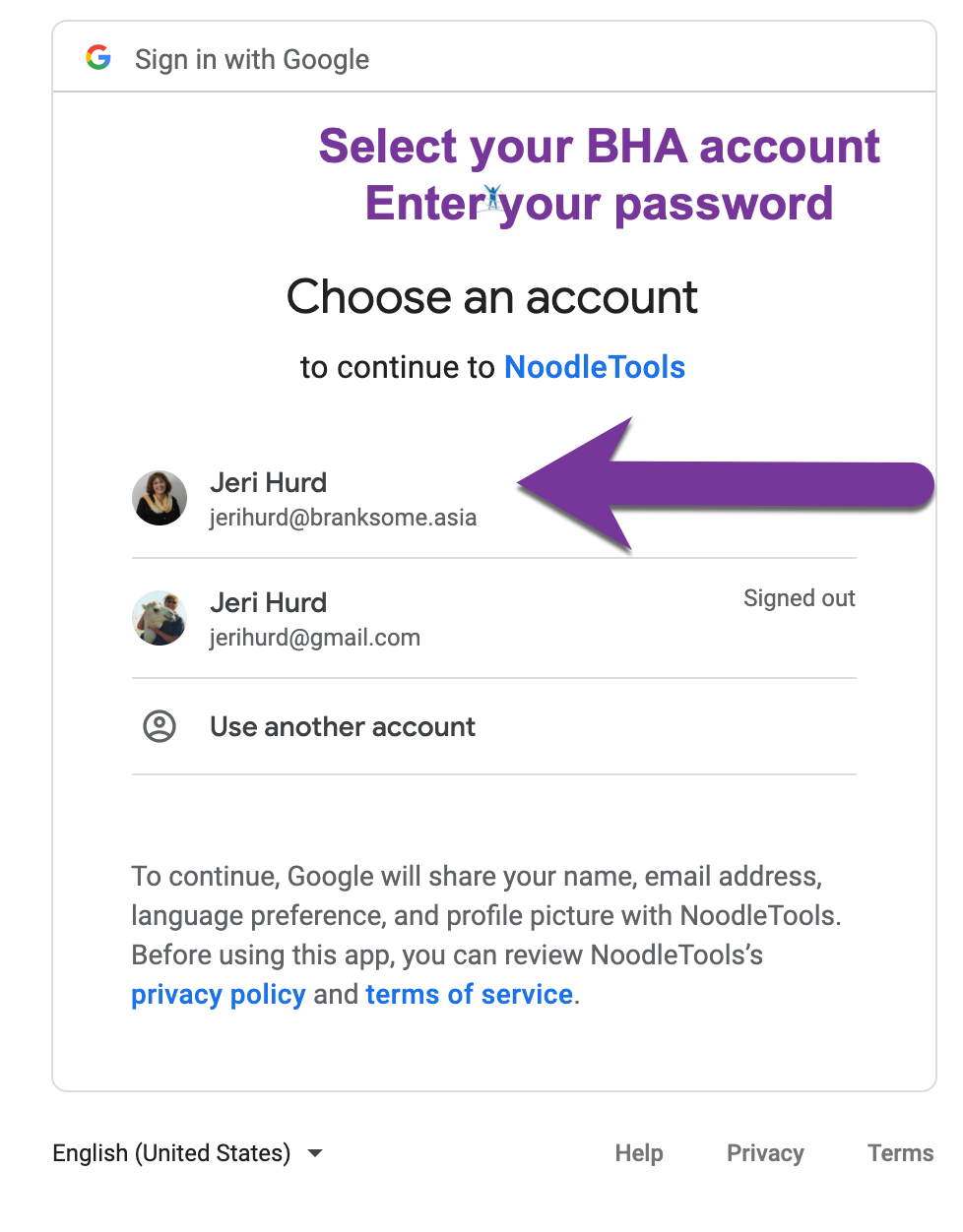 Create an Account NoodleTools for Students LibGuides at Branksome