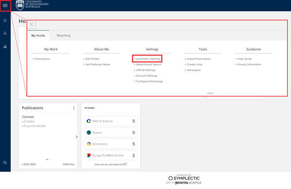 Screenshot of step 1.