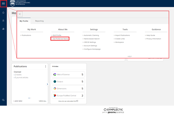 Screenshot of step 1.