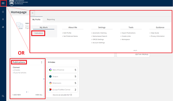 Screenshot of step 1.