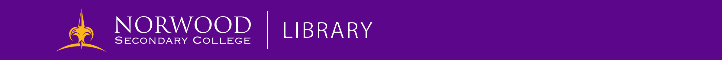Home - Home - Library Guides at Norwood Secondary College